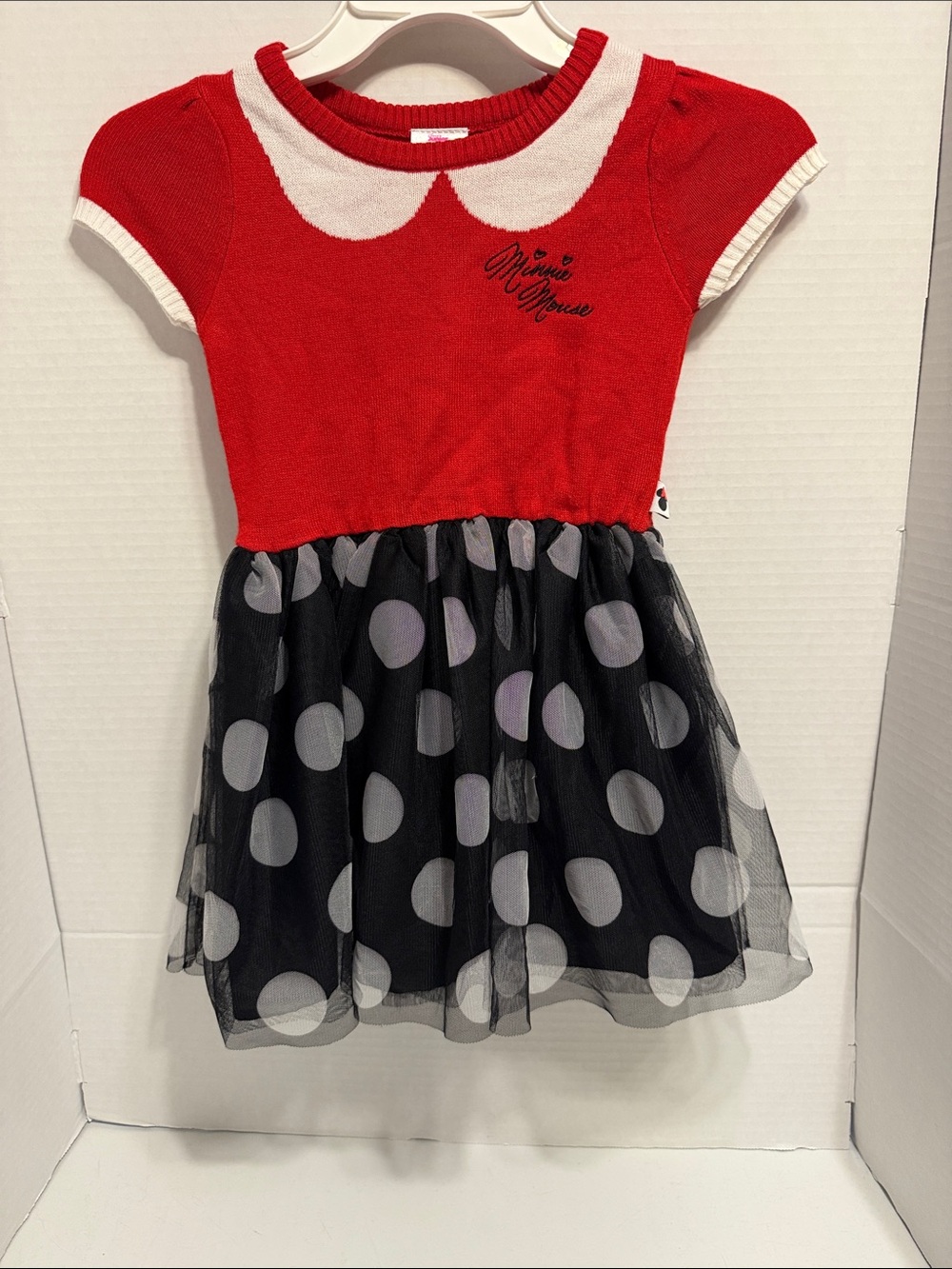 Minnie Mouse Disney Red & Black Polka Dot Kids Costume Dress